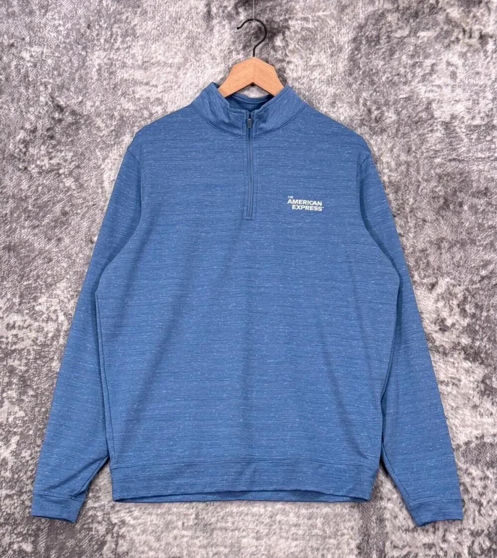 Peter Millar 1/4 Zip Medium Mens Crown Crafted Performance Golf Sweater